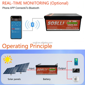 12v锂电池12V 100Ah Lifepo4 12V 100Ah 200Ah锂离子电池12V 100Ah Lifepo4电池12V 200Ah带智能Bms - Product Image 5