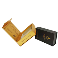 Boîte cadeau en papier écologique de luxe en gros, petite boîte à rabat avec fermeture magnétique, éponge personnalisable, portable, recyclable, luxe, écologique