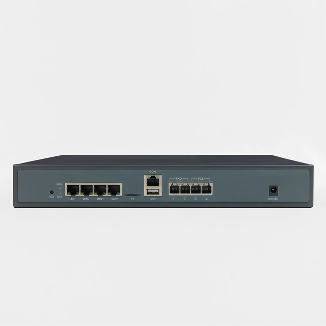 IP PBX VoIP Gateway System VIP600-IPPBX 8 Ports SIP/IAX2 UDP/TCP/TLS 200 Extensions Auto-Provisioning Multi-Codec Support