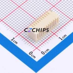 1WF02-325020-00001 Wire-to-Board Pin Header SMD,P=1mm,Horizontal Mount Connector 2x10P 1mm Horizontal Mount 20P - Product Image 2