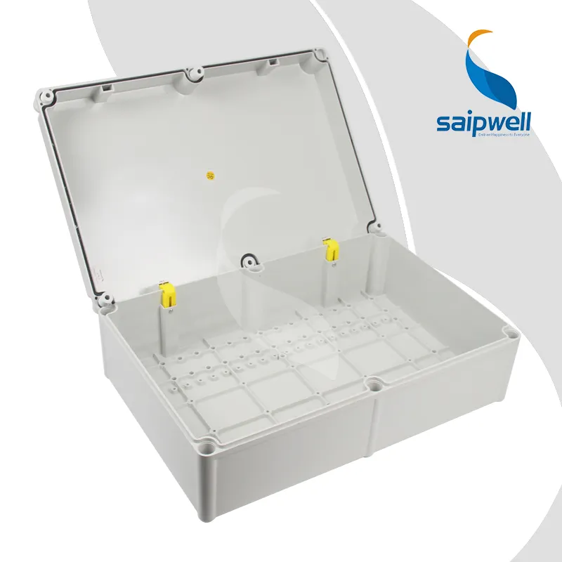 Saipwell caixa de distirbução elétrica uv, caixa de policarbonato 4x ip65 à prova d'água