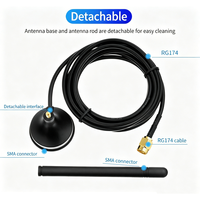 Antenne à ventouse 2G 3G 4G 5G LTE SMA RG174 étanche à gain élevé 3,5dBi 700-2700MHz pour routeur IoT M2M NB-IoT GPRS