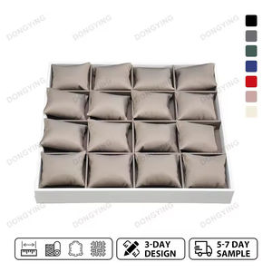 Organizador de Joyas de Lujo, Bandeja Apilable para Exhibición de Pulseras y Joyas, Soporte de Almacenamiento para 16 Relojes, Exhibidor de Joyería - Product Image 4