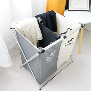 ตะกร้าผ้าอ๊อกซ์ฟอร์ดสำหรับใส่เสื้อผ้าตะกร้าจัดระเบียบกันน้ำพับเก็บได้ - Product Image 3