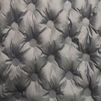 Tissu en velours cannelé double couche 100 % nylon tissé uni, résistant à l'eau et anti-duvet, pour vestes, vêtements d'hiver et automobiles - Vente en gros
