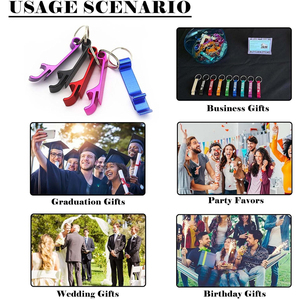 Apribottiglie Personalizzato in Alluminio alla Moda con Logo Inciso al Laser, Leggero, Promozionale, per Regali - Product Image 6