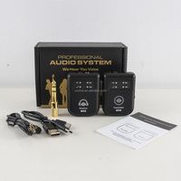 VOXFULL Système de Monitoring Intra-Auriculaire Sans Fil Professionnel avec Émetteur pour Guitare, Équipement de Studio et Batterie Rechargeable