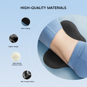 YUE RISE Oreiller de soutien lombaire ergonomique respirant en mousse à mémoire de forme 3D pour soulager les douleurs du bas du dos et la sciatique - Product Image 4