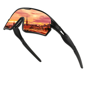 Cycling Sunglasses UV400 Polarized <b>Black</b> <b>Frame</b> TAC Lens For Outdoor Sports Driving Fishing Unisex - Product Image 2