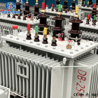 Transformador de Distribución de Energía para Edificios Comerciales de Alta Seguridad, 6KV 35KV, Sumergido en Aceite, 50Hz, Entrada 220V, Salida Trifásica