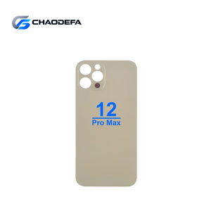 High Quality Adhesive Glass Back Cover Battery Housing for iPhone 12 Pro Max Cell <b>Phone</b> Repair Replacement Part - Product Image 1