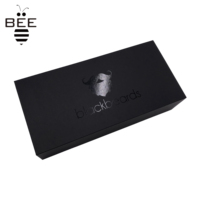 Scatola Regalo Rigida Magnetica con UV Nero, Confezione di Lusso per Profumi da Uomo o Orologi Personalizzati