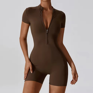 Vêtements d'exercice personnalisés, vêtements de sport, vêtements d'entraînement, barboteuse de fitness une pièce, combinaison de yoga pour femmes - Product Image 1