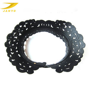 <span class=keywords><strong>Ceinture</strong></span> professionnelle de marque supérieure en cuir véritable imprimé, <span class=keywords><strong>noire</strong></span>, à lacets ajourés, large, ajustable, avec boucle dorée - Product Image 2