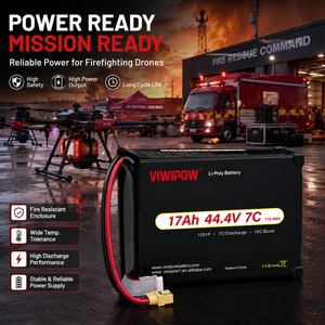 Penjualan Panas Baterai Drone Semi Solid State 280wh/kg Kepadatan Tinggi 17000mAh 12s 44.4V yang Dapat Disesuaikan untuk Drone Pemadam Kebakaran - Product Image 6
