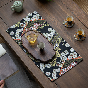 Nishijin Origami Bubble Mat Double Sided Tea Mat <b>Table</b> Runner For Tea Ceremony Decorative Mats Pads - Product Image 4