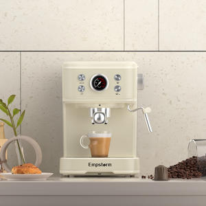 <span class=keywords><strong>Cafetera</strong></span> Espresso Eléctrica Semiautomática de Aluminio 2024, 20 Bares de Presión, 1100W, Ecológica, Regalo Disponible Ahora - Product Image 6