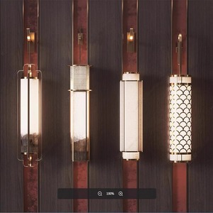 Chinese Style Long Wall Lamp Led E27 Switch Control For Villa Hotel Restaurant <b>Corridor</b> <b>Lighting</b> - Product Image 4