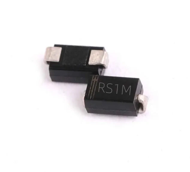 Diodo SMD RS1M DO-214AC, rectificador de recuperación rápida, FR107, 1A, 1000V, SMD, venta de fábrica