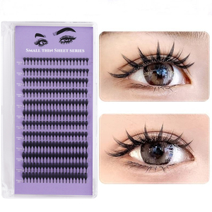 Extensions de cils en grappe en gros, base plate 0,04 mm, cils individuels en spirale, cils <span class=keywords><strong>manga</strong></span> segmentés, prix usine pour salons - Product Image 3
