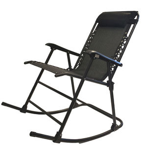 كرسي استرخاء هزاز بخاصية انعدام الجاذبية للاستخدام الخارجي، كرسي شبكي قابل للطي مع وسادة للحديقة والتخييم - Product Image 3