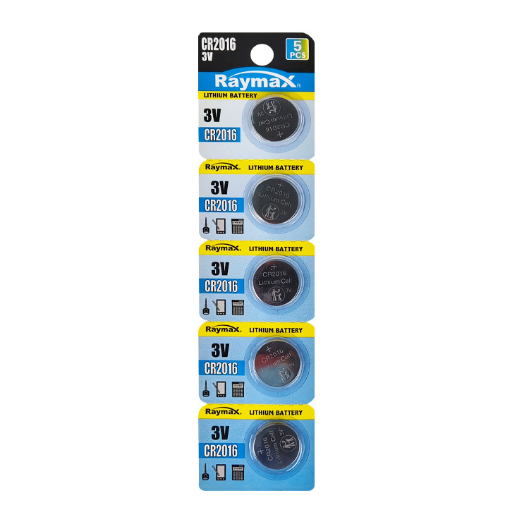 Raymax Factory Supply Battery Cell OEM 80mAh 3V Coin Li-ion Cell CR2016 Lithium Button Battery · image 3