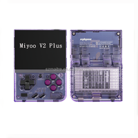 Consola de Juegos Portátil Miyoo Mini Plus, Sistema Onion Linux, Pantalla de 3.5 Pulgadas, ARM Cortex-A7 de Doble Núcleo, Batería de 3000 mAh, Compatible con Wi-Fi