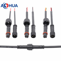 2 Pin 12V Electric Metal Butt Joint rallonge de câble fiche M10 Waterproof Wire Motor Cable Connector