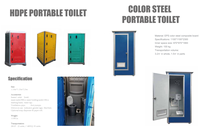 Cabine de toilettes et bureau préfabriquée portable en conteneur |   Unité mobile multifonctionnelle moderne et écologique pour ateliers et chantiers