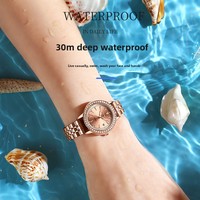Montre à quartz pour femme POEDAGAR 366, ultra-fine, étanche et lumineuse, cadeaux sélectionnés pour les anniversaires de femmes