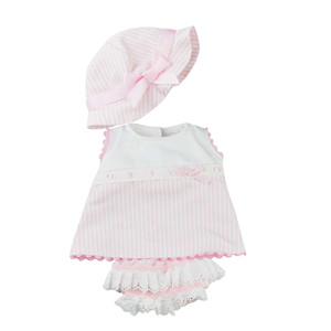 NINES DONIL estivo rosa set di abbigliamento per neonati per Premie Girl - Product Image 1
