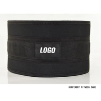 Ceinture de musculation professionnelle pour hommes avec boucle en métal personnalisée, en caoutchouc et nylon, accessoire d'équipement de gym