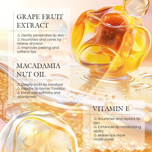 Baume à lèvres coréen KORMESIC Private Label OEM 3g, deux couleurs, saveur raisin, avocat, fraise, enrichi en vitamine E, hydratant, soin des lèvres aux fruits. - Product Image 5