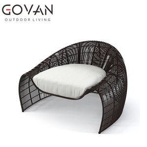 Classico e del <span class=keywords><strong>Design</strong></span> di Lusso di importazione per tutte le stagioni rotondo in rattan mobili da giardino nuovo <span class=keywords><strong>design</strong></span> di lusso in rattan di <span class=keywords><strong>vimini</strong></span> relax divano letto singolo - Product Image 5
