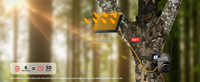 Caméra de chasse Ubox Solar Guard 4G LTE sans fil, étanche, pour la sécurité extérieure, avec détection de mouvement IA, caméra solaire HD 3MP