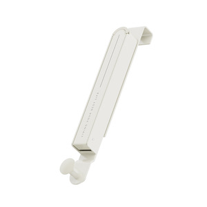 Porte-vêtements pliable en alliage d'aluminium avec crochet pour porte et support de rangement sans perforation - Product Image 5
