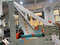 Rollo de cinta de cuerda de tracción completamente automático, bolsa de basura, máquina para hacer bolsas de basura, línea de producción