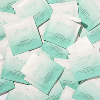 Sac d'emballage pour masque facial imprimé personnalisé Sachet cosmétique en feuille d'aluminium thermoscellé à trois côtés Prix de gros