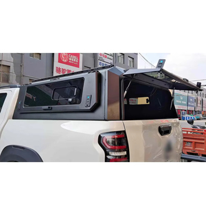 Capot rigide de camionnette en alliage d'aluminium de bonne qualité pour Ford Ranger Raptor, coque de camping, installation sans perçage, couvre-benne - Product Image 2