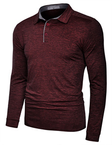 Compras en línea Ropa de invierno Al Aire Libre Atlético Hombres Polo Top Venta caliente Personalizado Secado rápido Transpirable Antiarrugas <span class=keywords><strong>Manga</strong></span> larga - Product Image 5