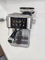 Machine à café expresso OEM 4-en-1 avec réservoir à lait pour infusion à froid, 20 bars, moulin intégré 3-en-1 et manomètre, compatible ULKA pour cappuccino italien