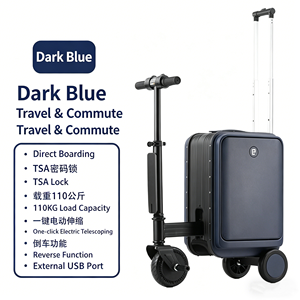 Valise Scooter Électronique Intelligente 20 Pouces, Légère et Portative, pour <span class=keywords><strong>Cabine</strong></span>, avec Fonction de Conduite - Product Image 4