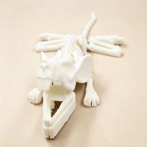 Juguete de Rata Articulada Impresa en 3D, Figura de Animal con Articulaciones Móviles, Impresión FDM Personalizada, Regalo - Product Image 3