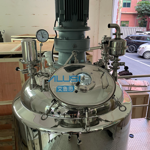 Mélangeur homogénéisateur sous vide pour produits chimiques cosmétiques, capacité de 500 L, contrôle PLC, pompe à engrenages, haute efficacité - Product Image 2