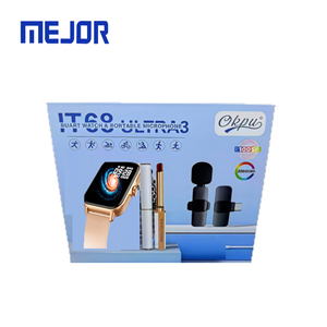 Set Regalo Orologio Sportivo da Donna alla Moda, Smartwatch IT68 Ultra3 Premium con Microfoni e Rossetto - Product Image 2