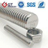 EN10204 3.1 DIN976 Metric Size A286 Stud Bolt M6-M100 Alloy Steel ASTM A453 Thread Rod for Oil Gas Refinery