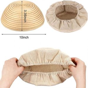 Cesta Ovalada <span class=keywords><strong>de</strong></span> Ratán <span class=keywords><strong>de</strong></span> 25x15x8 cm (7 Pulgadas) Premium para Molde <span class=keywords><strong>de</strong></span> Pan, Accesorios para Repostería - Product Image 5