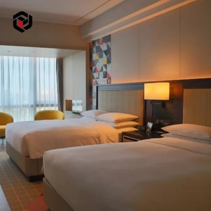 Apartment Villa Project Fashionable 5 <b>Star</b> Luxury Modern Design Solid Oak Eco-Friendly E1 Grade Hotel Bedroom Sets Eco-Friendly - Product Image 2