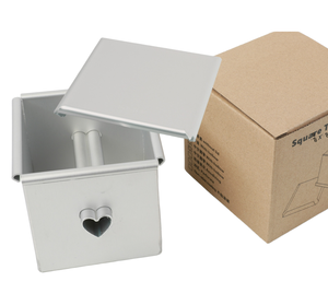 Moule à gâteau carré centre <span class=keywords><strong>creux</strong></span>/mini moule à pain cube avec <span class=keywords><strong>couvercle</strong></span> - Product Image 2