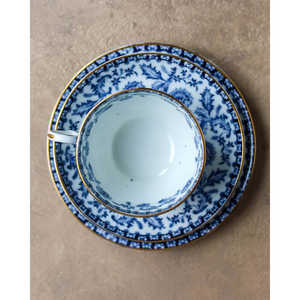 Service à thé et vaisselle Gabriella P. Blue Floral Transfer Decoration - Product Image 5